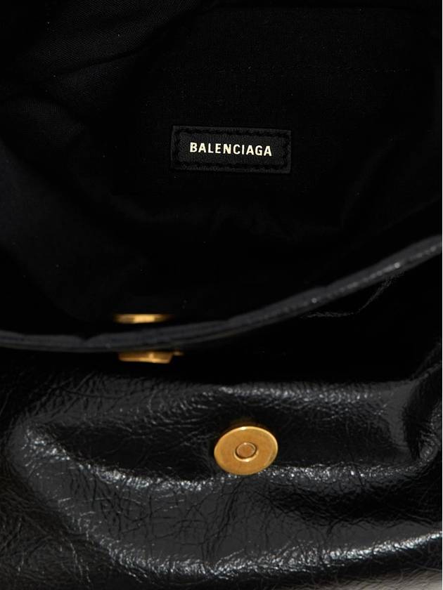 Monaco Small Chain Shoulder Bag Black - BALENCIAGA - BALAAN 5