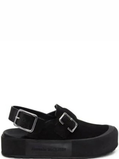 Mounted Slick Sandals Black - ALEXANDER MCQUEEN - BALAAN 2