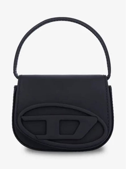 1DR Iconic Leather Mini Bag Black - DIESEL - BALAAN 2