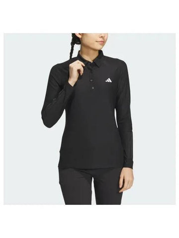 adidas GOLF stretch long sleeve polo shirt HZ6112 - ADIDAS GOLF - BALAAN 1