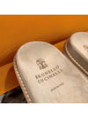 suede slide slippers brown - BRUNELLO CUCINELLI - BALAAN 5