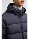 Men s Solayan short down padding navy blue - MONCLER - BALAAN 7