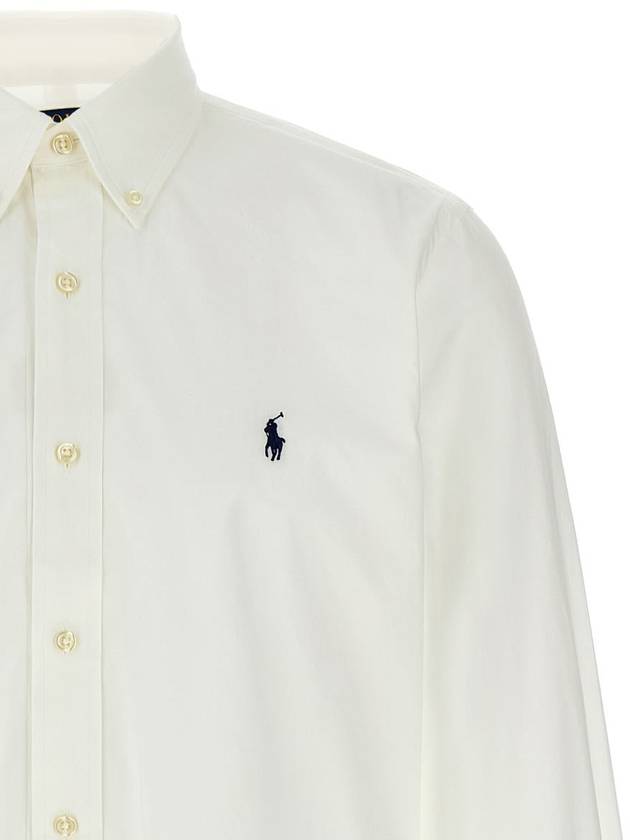 Polo Pony Embroidered Poplin Shirt 710928255 - POLO RALPH LAUREN - BALAAN 4