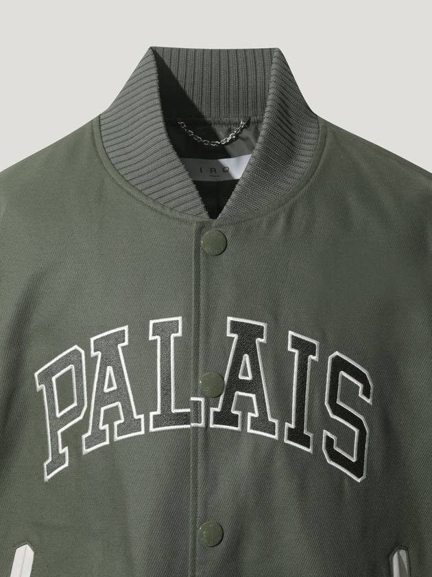 Khaki sheepskin PALAIS stadium jumper - IRO - BALAAN 9