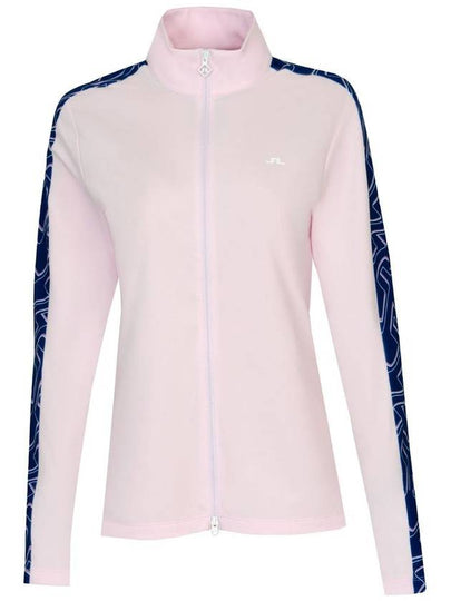 Women's Winona Print Mid Layer Jacket Cradle Pink - J.LINDEBERG - BALAAN 2