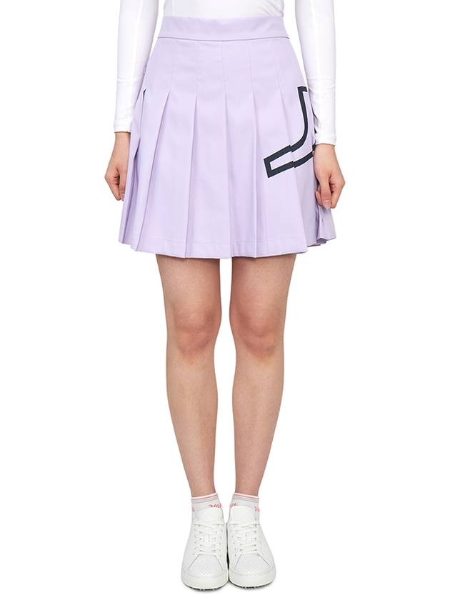 Naomi Pleated Skirt Lavender - J.LINDEBERG - BALAAN 2