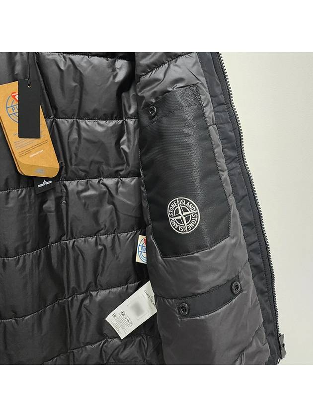 Micro Twill Pure Insulation Technology Primaloft Jacket Black - STONE ISLAND - BALAAN 9