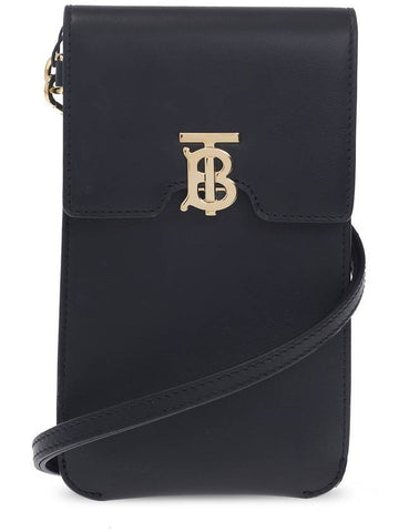 TB Multi Phone Pouch Mini Cross Bag Black - BURBERRY - BALAAN 1