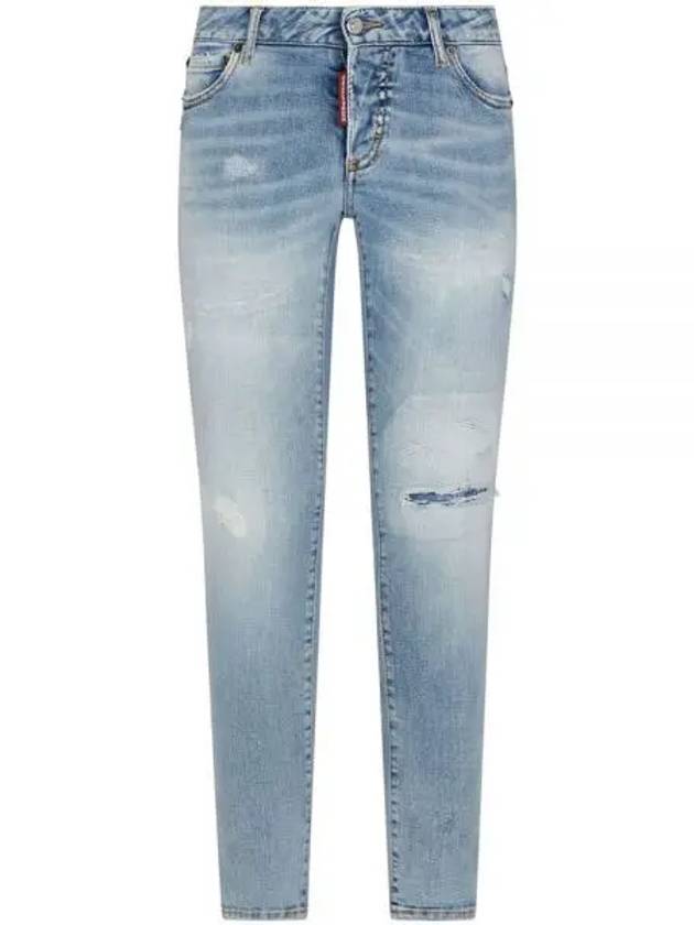 Distressed Tapered Jeans Blue - DSQUARED2 - BALAAN 2