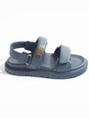 Dioract Strap Lambskin Sandals Midnight Blue - DIOR - BALAAN 2