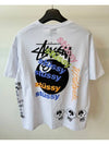 AU Australia TEST STRIKE RELAXED T Shirt ST124W2008 White WOMENS - STUSSY - BALAAN 3