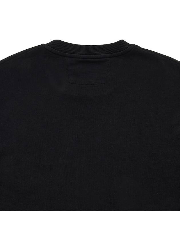 Cotton Fleece Sweatshirt Black - CP COMPANY - BALAAN 8