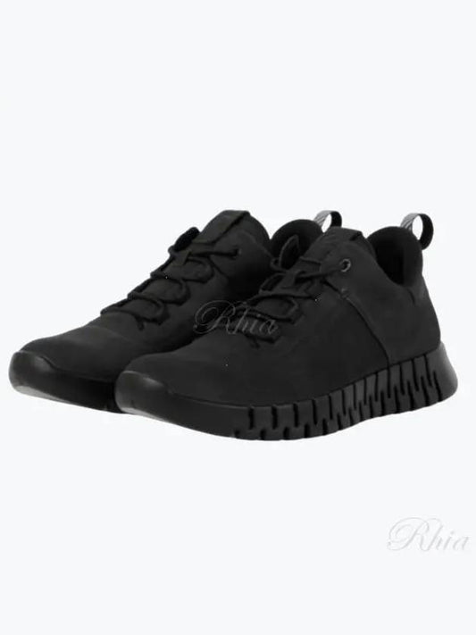 Gruuv M Low Top Sneakers Black - ECCO - BALAAN 2