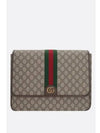 Men's Ophidia GG Cross Bag Beige Ebony - GUCCI - BALAAN 2