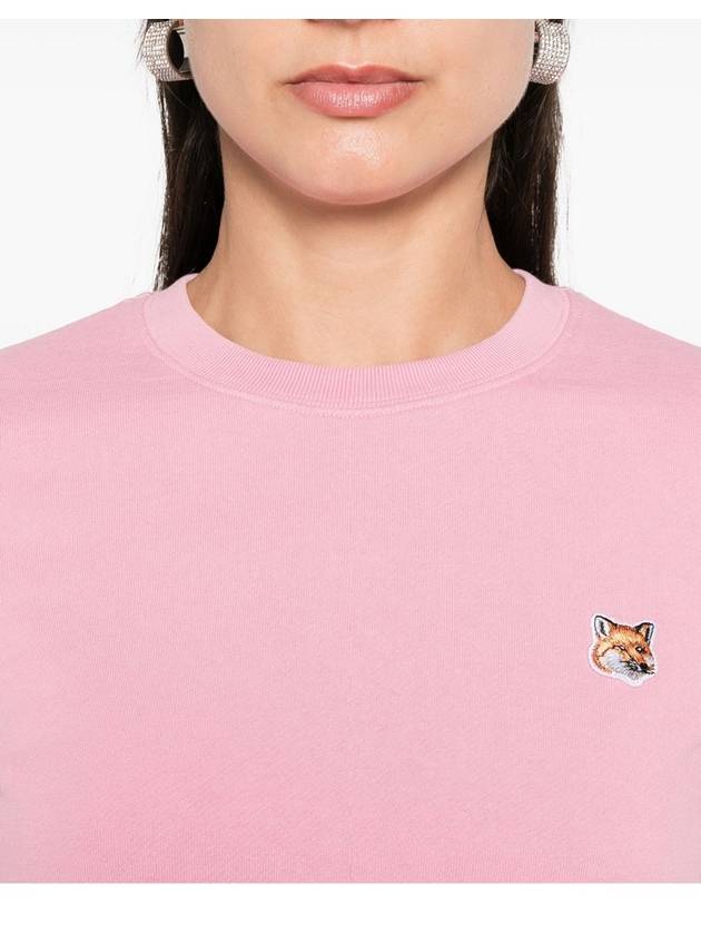 Fox Head Patch Regular Sweatshirt Pink - MAISON KITSUNE - BALAAN 6