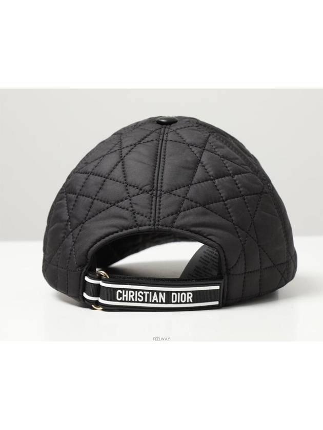 D Player Cannage Ball Cap Black - DIOR - BALAAN 8