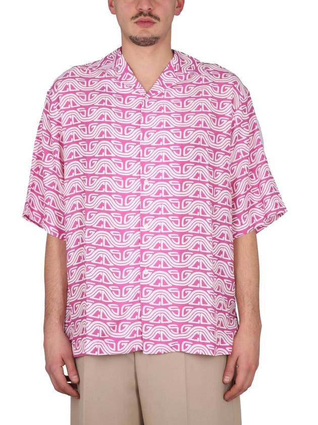 23 ss Monogram WAVED Shirt SS23M24072347 B0040207532 - GCDS - BALAAN 2