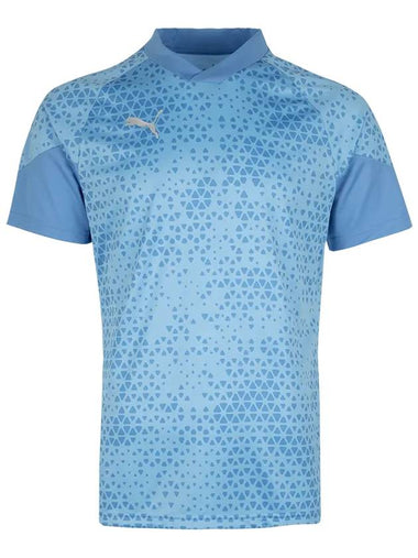 Team Cup Training Jersey Short Sleeve T-Shirt Blue - PUMA - BALAAN 1