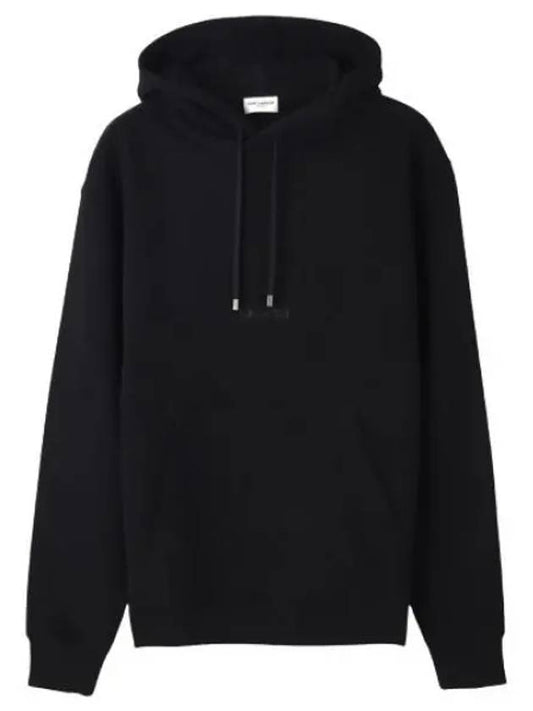 logo hooded sweatshirt women - SAINT LAURENT - BALAAN 1