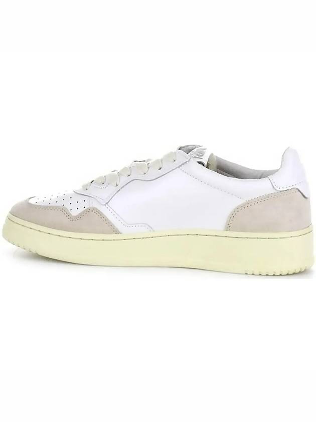 Medalist Goatskin Low Top Sneakers White - AUTRY - BALAAN 3