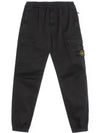 Wappen Patch Cargo Track Pants Black - STONE ISLAND - BALAAN 2