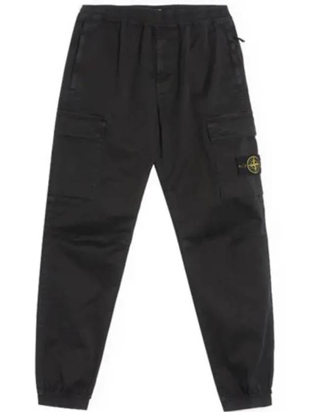 Wappen Patch Cargo Track Pants Black - STONE ISLAND - BALAAN 2