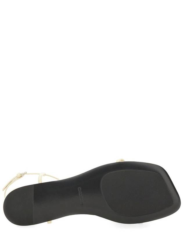 Jil Sander Leather Sandal - JIL SANDER - BALAAN 5