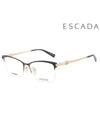 Glasses Frame VES 966F 009A Square Titanium Men Women - ESCADA - BALAAN 1