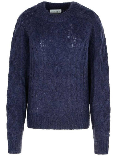 Isabel Marant Étoile 'Elka' Navy Mohair Blend Sweater - ISABEL MARANT ETOILE - BALAAN 1