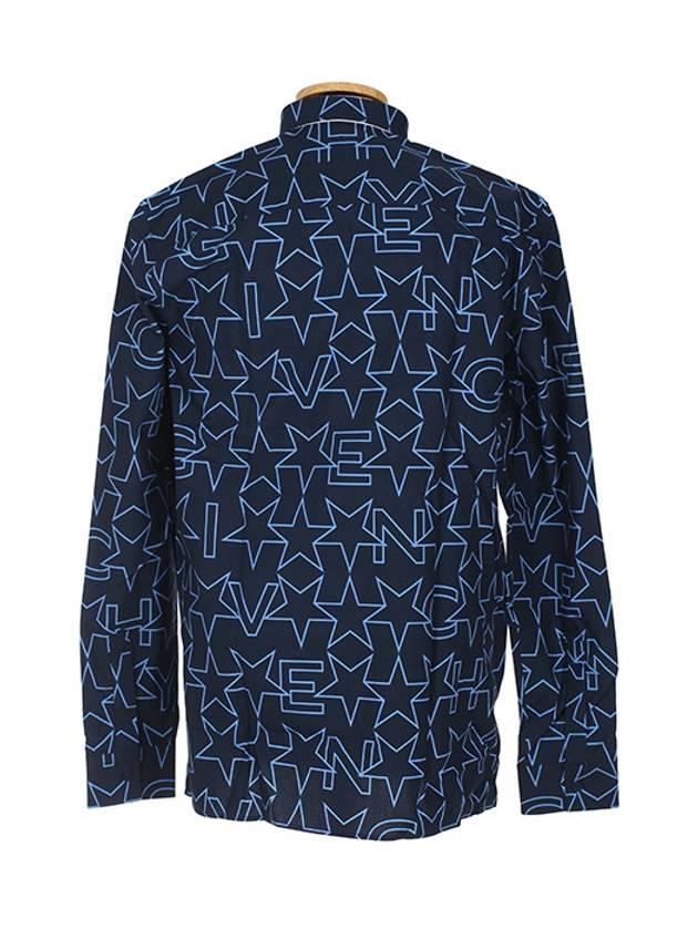 6246 821 403 Navy Star Printing Shirt - GIVENCHY - BALAAN 3