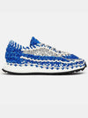 Crochet Low Top Sneakers Blue - VALENTINO - BALAAN 4