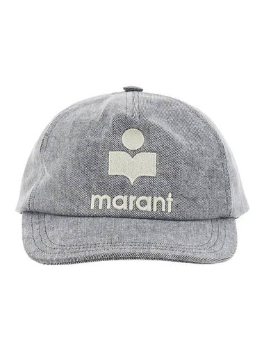 Tyron Logo Ball Cap Grey - ISABEL MARANT - BALAAN 1