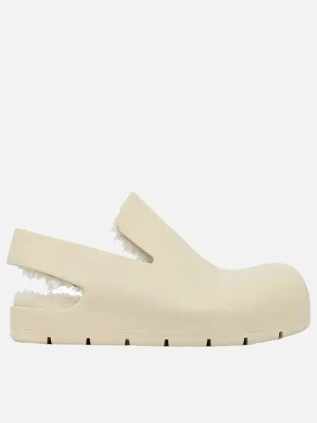 Shearling Puddle Sandals Off White - BOTTEGA VENETA - BALAAN 2