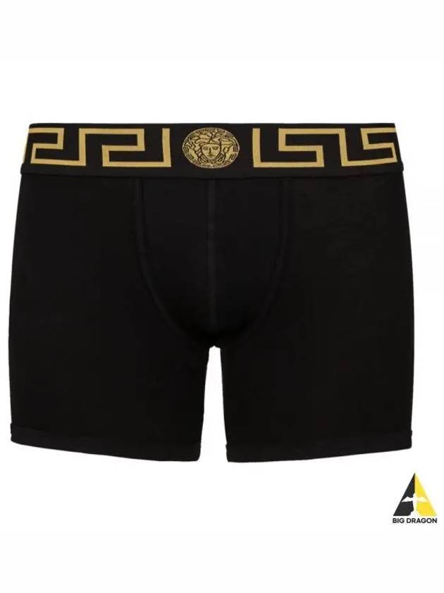 Medusa Logo Print Band Briefs Black - VERSACE - BALAAN.