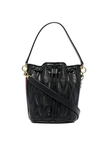 Done Leather Bucket Bag Black - BALLY - BALAAN 1