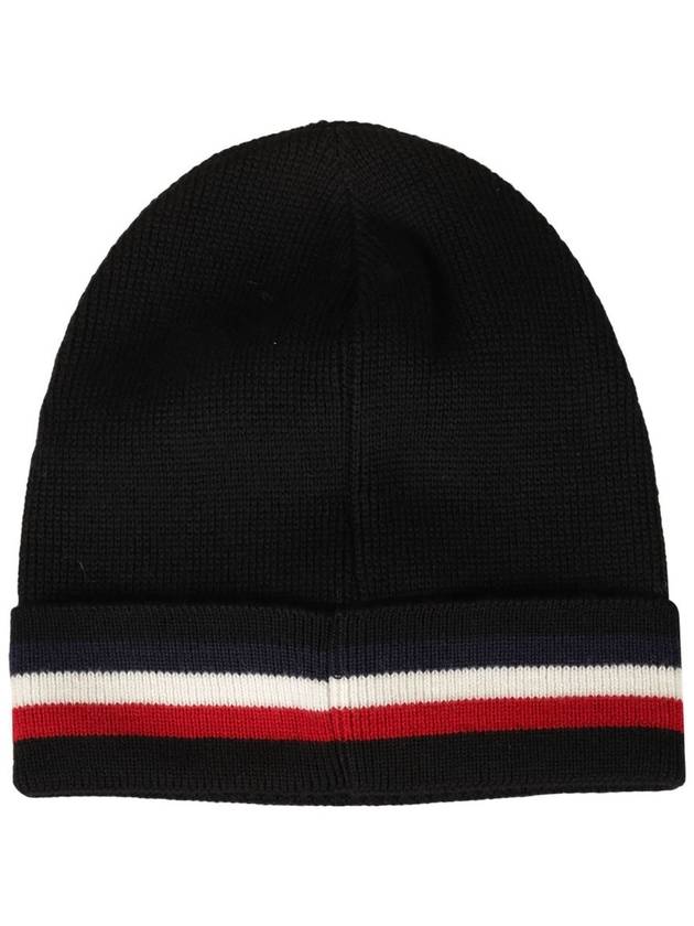 logo patch wool beanie - MONCLER - BALAAN 2