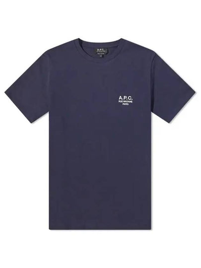 Raymond Short Sleeve T-shirt Navy - A.P.C. - BALAAN 2