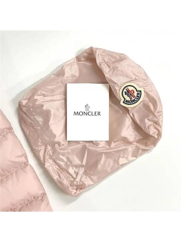 Lans Lightweight Short Down Padding Light Pink - MONCLER - BALAAN 10