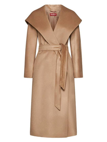 B short tone virgin wool coat camel 60161329 006 - MAX MARA - BALAAN 1