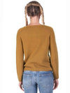 Women's Giori Wool Cashmere Knit Top Ochre - S MAX MARA - BALAAN 6