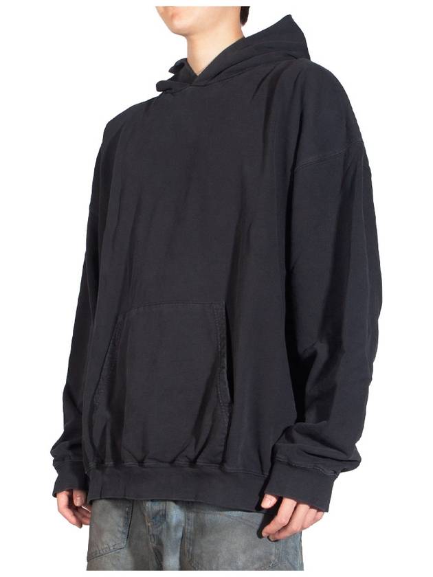 Back Logo Hooded Top Black - BALENCIAGA - BALAAN 5