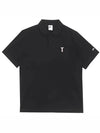 Logo Cotton Polo Shirt Black - NIKE - BALAAN 3