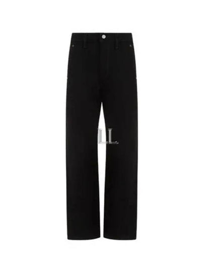 Mid-Rise Twisted Jeans Black - LEMAIRE - BALAAN 2