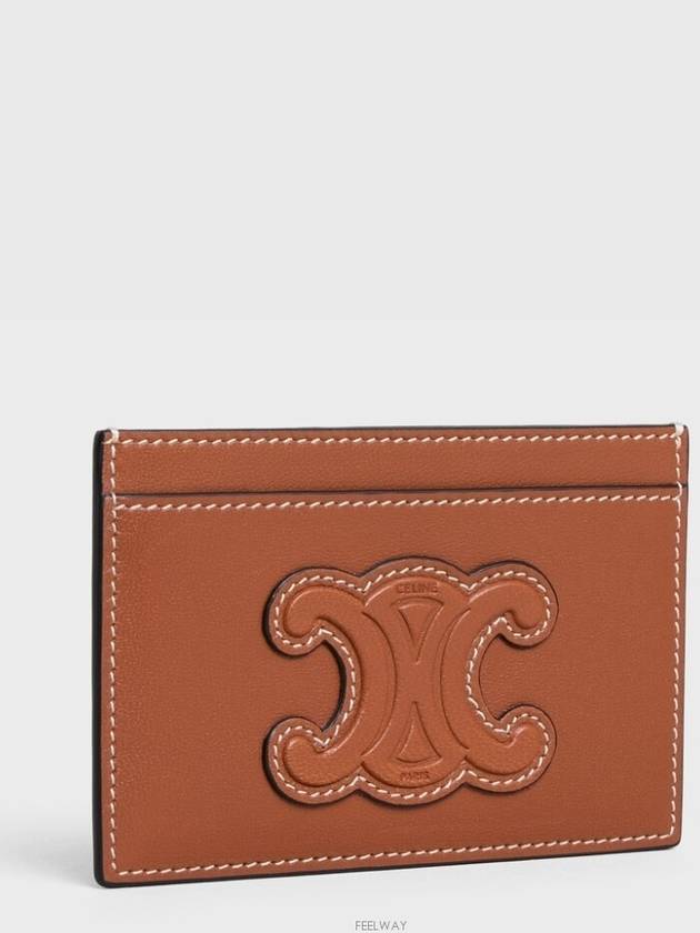 Coeur Triomphe Card Wallet Tan - CELINE - BALAAN 3