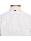 Men's Pincode Armband Short Sleeve Shirt Grey - THOM BROWNE - BALAAN 8