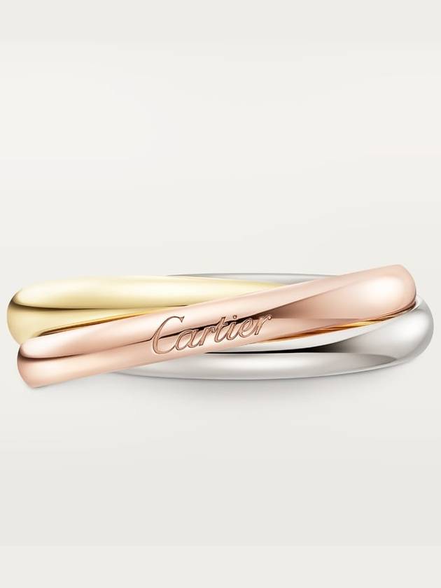 Trinity ring small white gold rose gold yellow gold - CARTIER - BALAAN 4