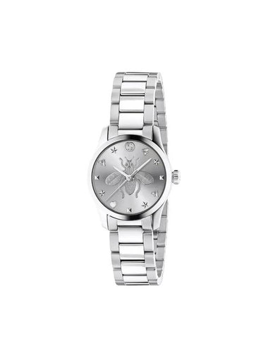 G-Timeless Silver-Tone Dial Quartz Watch - GUCCI - BALAAN 1