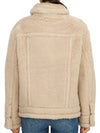 Alpaca Wool Teddy Jacket Beige - MAX MARA - BALAAN 6