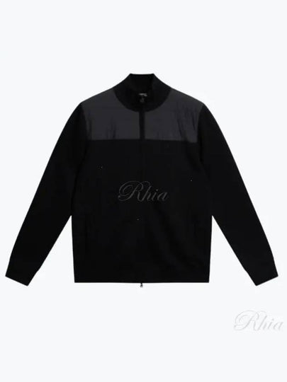 Bridge Knit Hybrid Sweater Black - J.LINDEBERG - BALAAN 2