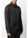 Re-Nylon Zip Up Gabardine Blouson Jacket Black - PRADA - BALAAN 3